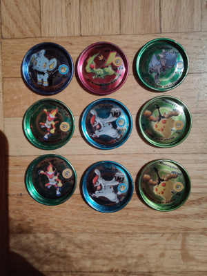 Pokemon metal tazoja