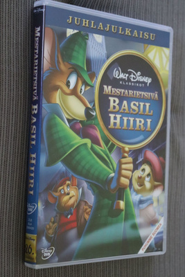DVD Mestarietsivä Basil Hiiri ( 1986 Disney )