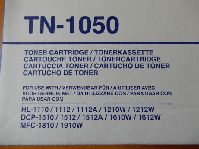 BROTHER TN-1050 ALKUPERÄINEN MUSTA VÄRIKASETTI