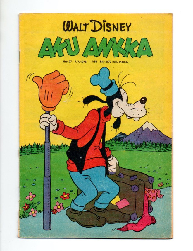 Walt Disney: Aku Ankka N:o 27 / 1976