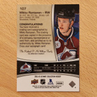 2015-16 Ultimate Mikko Rantanen Rookie Auto /299 - pikkukuva 2
