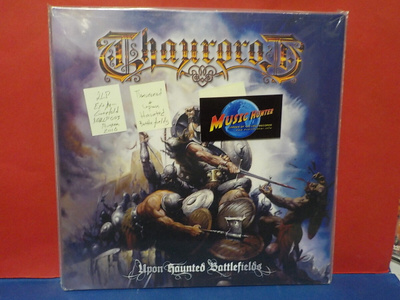 THAUROROD - UPON HAUNTED BATTLEFIELDS EX+/M- AUST 2010 2LP