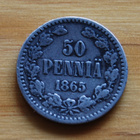 Hopea, 50 penniä 1865, Aleksanteri II - pikkukuva 1
