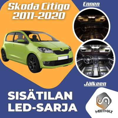 Skoda Citigo Sisätilan LED-sarja 5-osainen