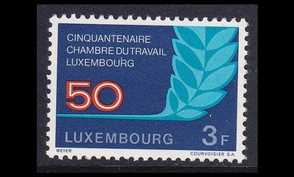 Luxemburg 868 ** Työneuvosto 50v (1973)