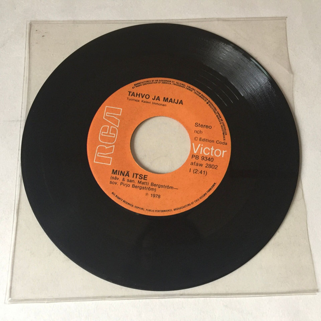  Tahvo Ja Maija /  Kaarlo Ja LHL  - Minä Itse / Annika 7”