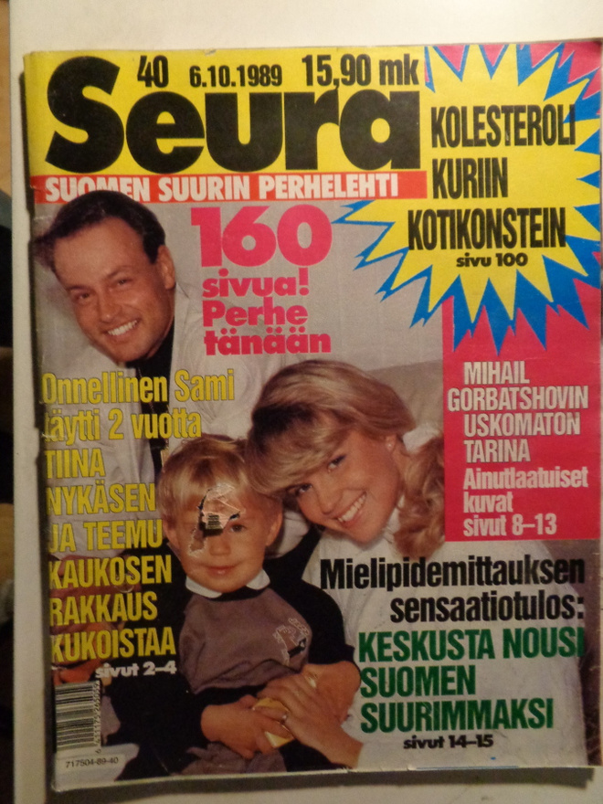 Seura lehti Nro 40/1989 (26.10)