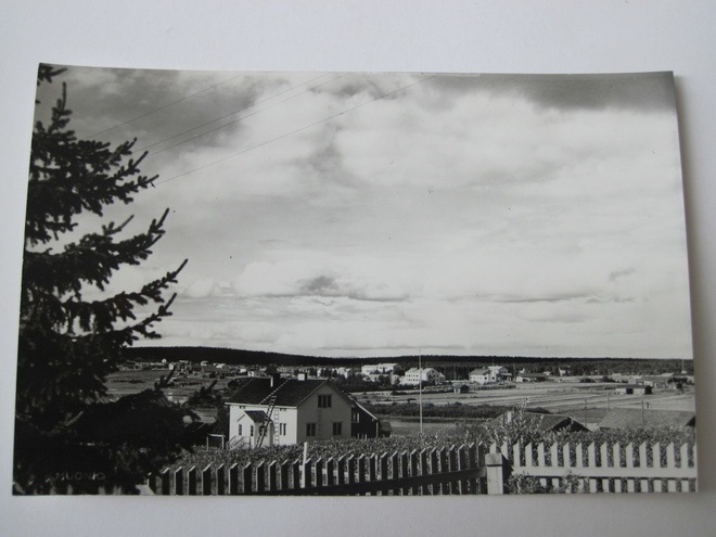 VANHA Kortti Muonio 1950-l  Alkup.Mallikappale