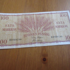 100 markkaa 1957 (sarjan:o H3504146) - pikkukuva 3