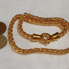 Upea 21k kullattu Kanadalainen kaulakoru Gold plated - pikkukuva 4