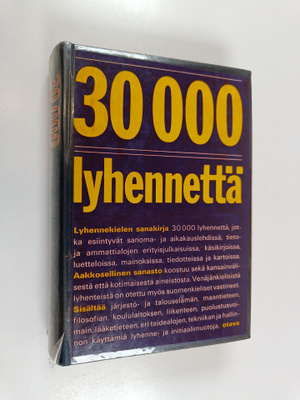 30000 lyhennettä