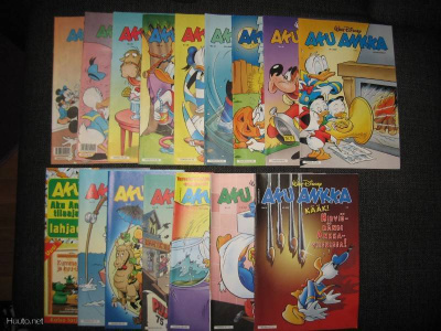 Walt Disney*Aku Ankka lehtipaketti 17kpl v.1990-2007