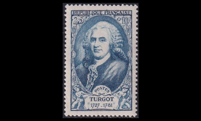 Ranska 876 ** Merkkihenkilöitä 25 + 10 Fr (1949)