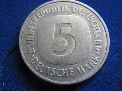 5 mark 1983D. Länsi-Saksa. West Germany