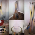 Korkea maljakko 60 cm  Taidelasi - pikkukuva 5