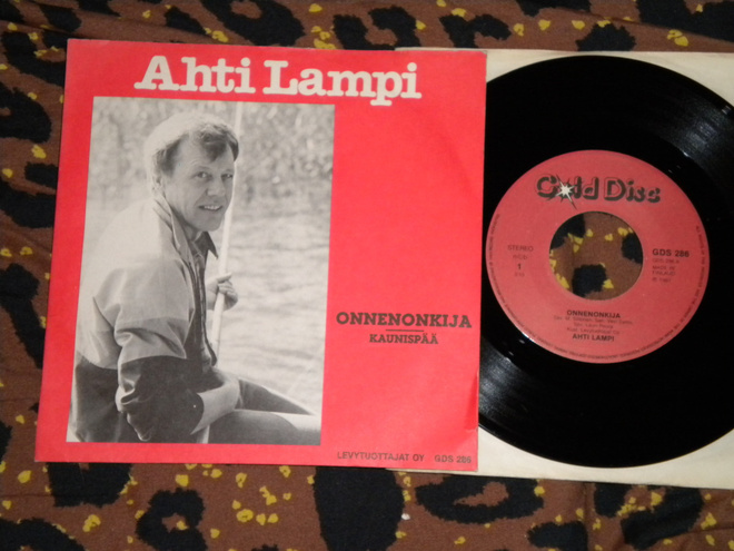 7" AHTI LAMPI - Onnenonkija - single 1981 MINT-