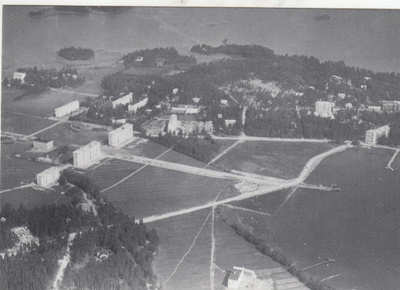Vanhaa Lauttasaarta v. 1939 ilmakuva UP . b15