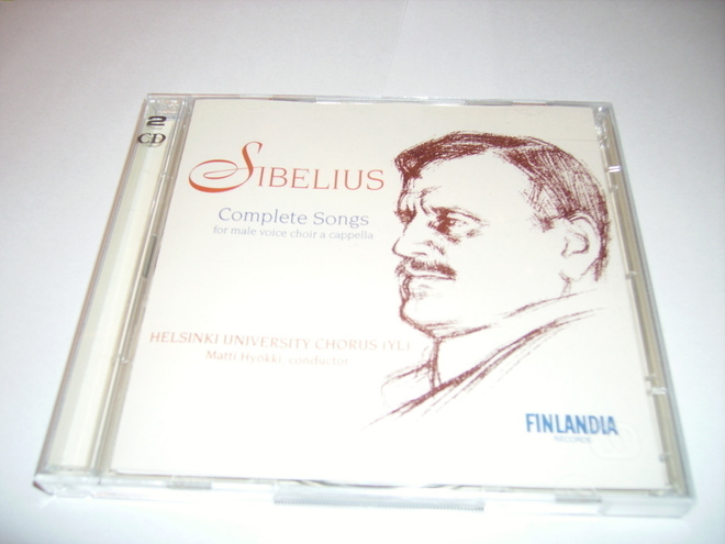 2CD SIBELIUS Complete Songs for male voice choir a cappella