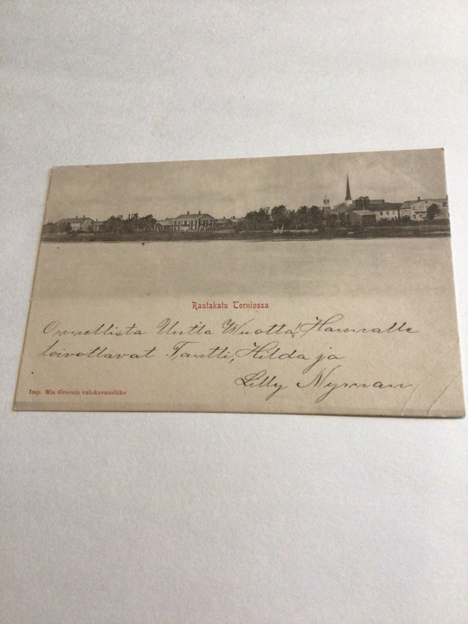 Tornio,Rautakatu kulkenut 1900-luvun alussa
