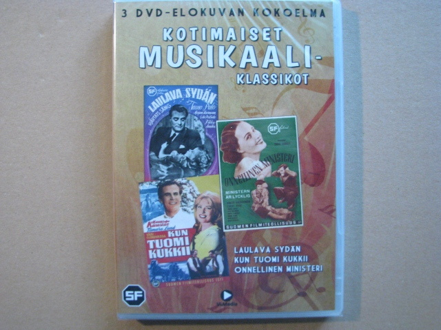 KOTIMAISET MUSIKAALI - KLASSIKOT ( 3 x dvd )