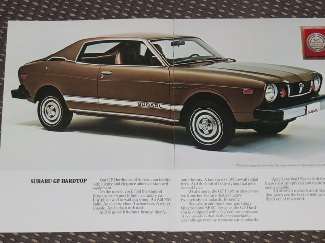 1976 Subaru esite - KUIN UUSI - 16 sivua