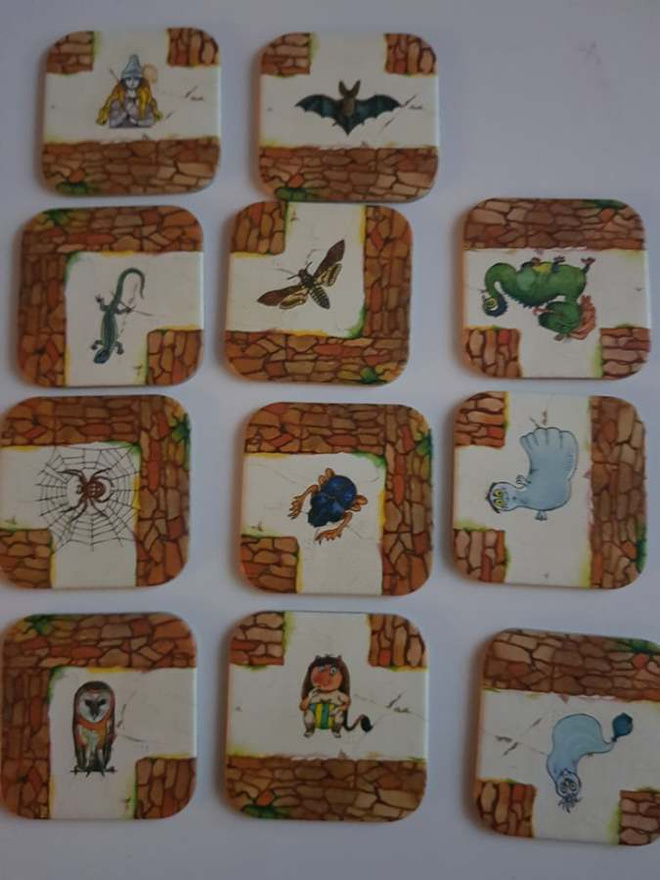 Varaosia MUUTTUVA LABYRINTTI Labyrinttikortit