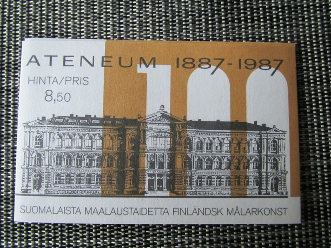 POSTIMERKKIVIHKO - ATENEUM 1887 - 1987 - LAPE V9