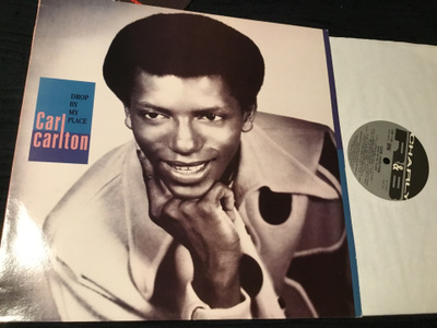 Carl Carlton Drop by my place Charly Nm lp 1988