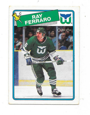1988-89 OPC #114 Ray Ferraro , Hartford Whalers