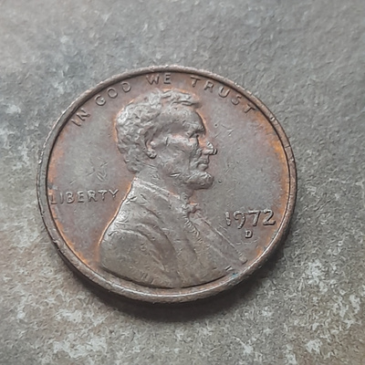 1972 D one cent USA