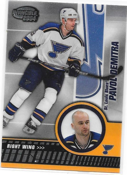 2003-04 Pacific Invincible #79 Pavol Demitra St louis Blues