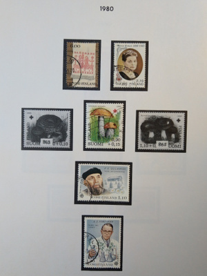 1980 Suomi postimerkki 5 kpl