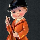 ALE - M.P. 772 - Pieni ratsastaja tyttö -1950-luvulta - pikkukuva 1