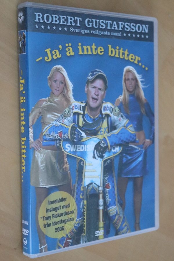 DVD Ja'ä inte bitter ... (2006 Robert Gustafsson ei suomit.)