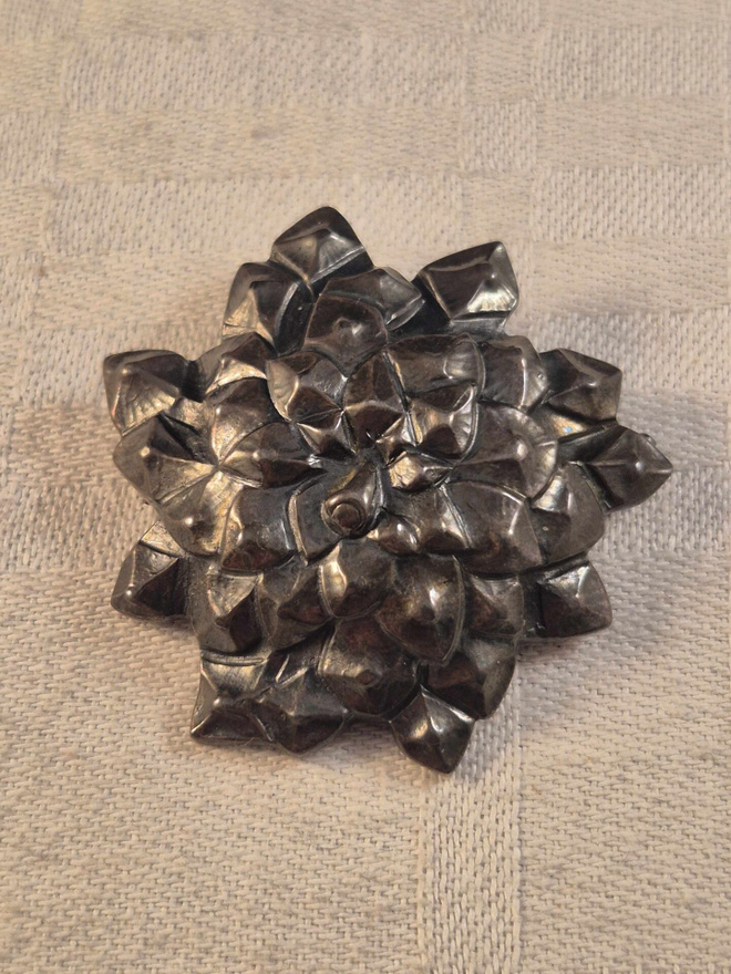 Hankasalmen Käpysolki, hopeaa, 46 mm, v. 1961
