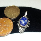 Vintage Hopea lapis lazuli kivi riipus 925 - pikkukuva 3