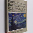 Rogene A. Buchholz : Principles of environmental manageme... - pikkukuva 1