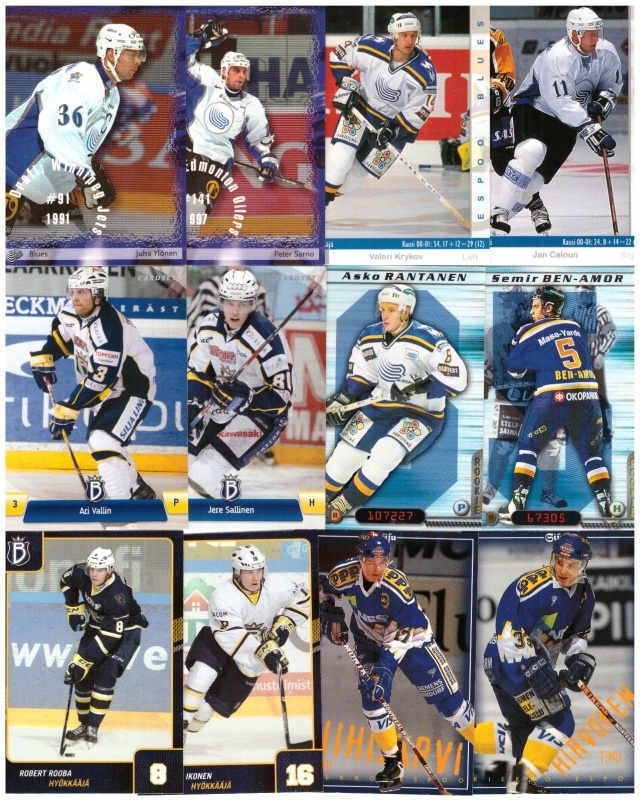 134 x KIEKKO-ESPOO/BLUES Eri Vuosilta