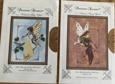Ristipistomallit 2 kpl pakkauksissa / Passione Ricamo