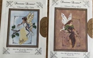 Ristipistomallit 2 kpl pakkauksissa / Passione Ricamo keijut