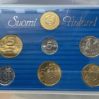 Rahasarja 1989 Suomen Rahapajan leimakiiltoiset metallirahat - pikkukuva 3