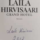Laila Hirvisaari : Grand hotel (signeerattu) - pikkukuva 3