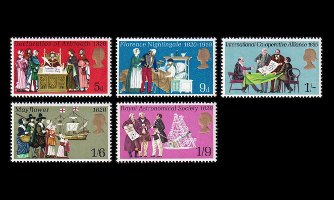 Iso-Britannia 539-43 ** Vuosipäiviä (1970)