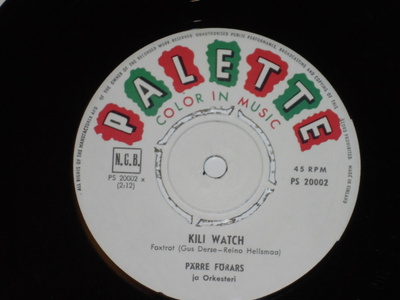 7" PÄRRE FÖRARS - Kili Watch - single EX