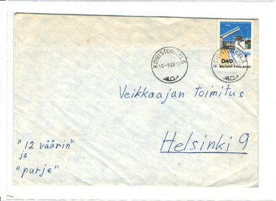 POSTILÄHETYS KOIVISTONKYLÄ