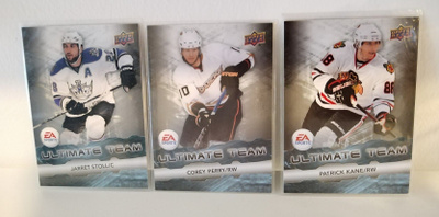 2011-12 UPPER DECK EA ULTIMATE TEAM x 3 Stoll, Perry ja Kane