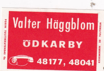 Ödkarby, Valter Häggblom  2/11