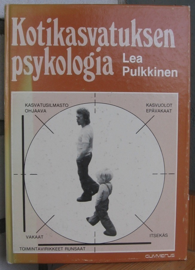 Lea Pulkkinen: Kotikasvatuksen psykologia, Gummerus 1981. 3p