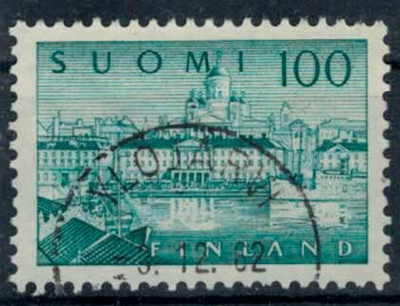 1958 kauppatori 100 (mk) kaunis YLÖJÄRVI -62