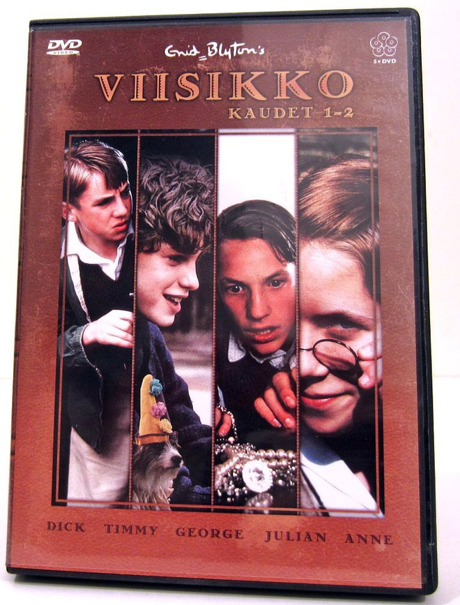 Viisikko Kaudet 1-2 yhteisboksi